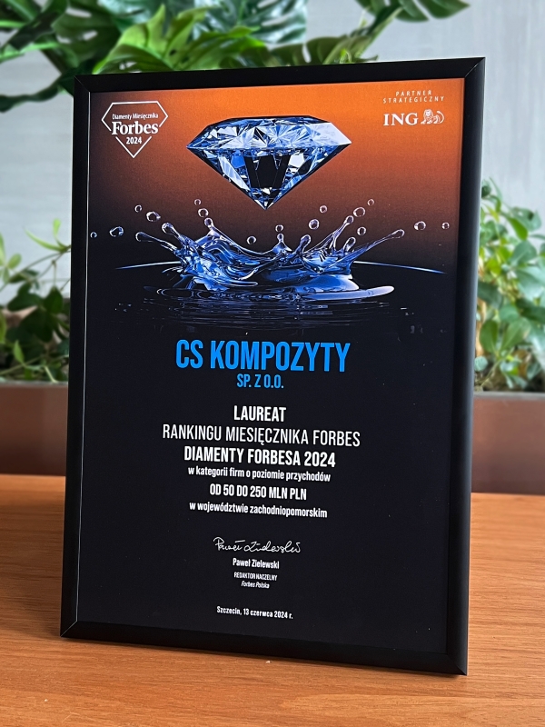 Diamenty Forbesa dla CS Kompozyty